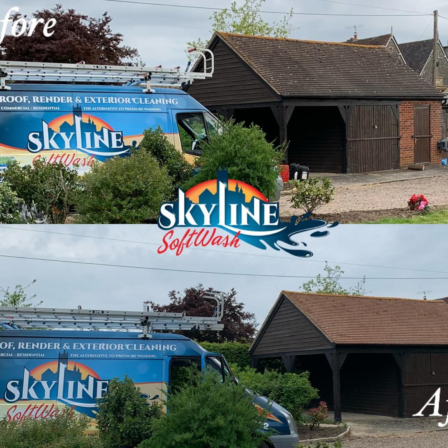 Roof cleaning transformation 6